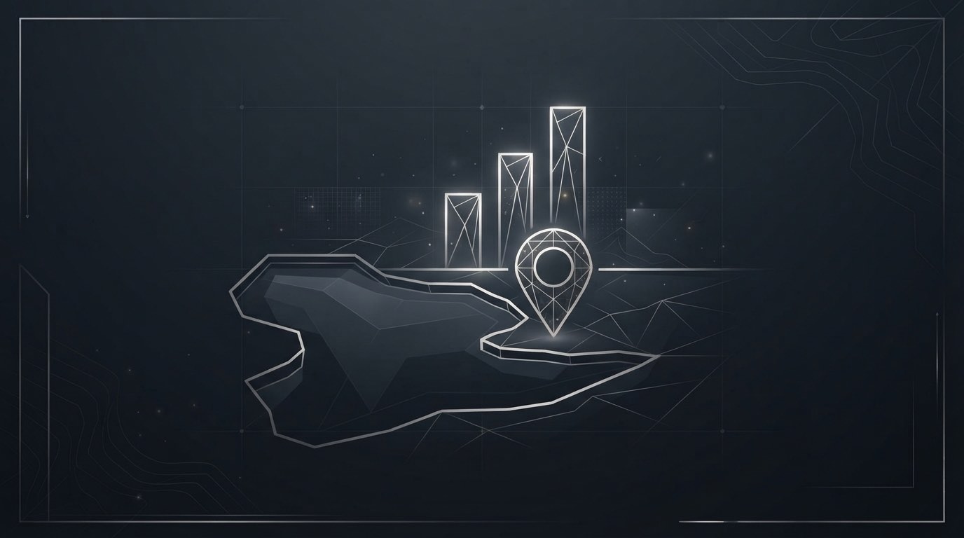 Abstract editorial illustration representing Local SEO for Lake Elsinore, CA Businesses