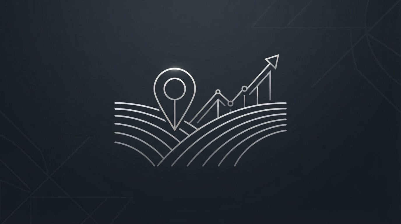 Abstract editorial illustration representing Local SEO for Temecula, CA Businesses