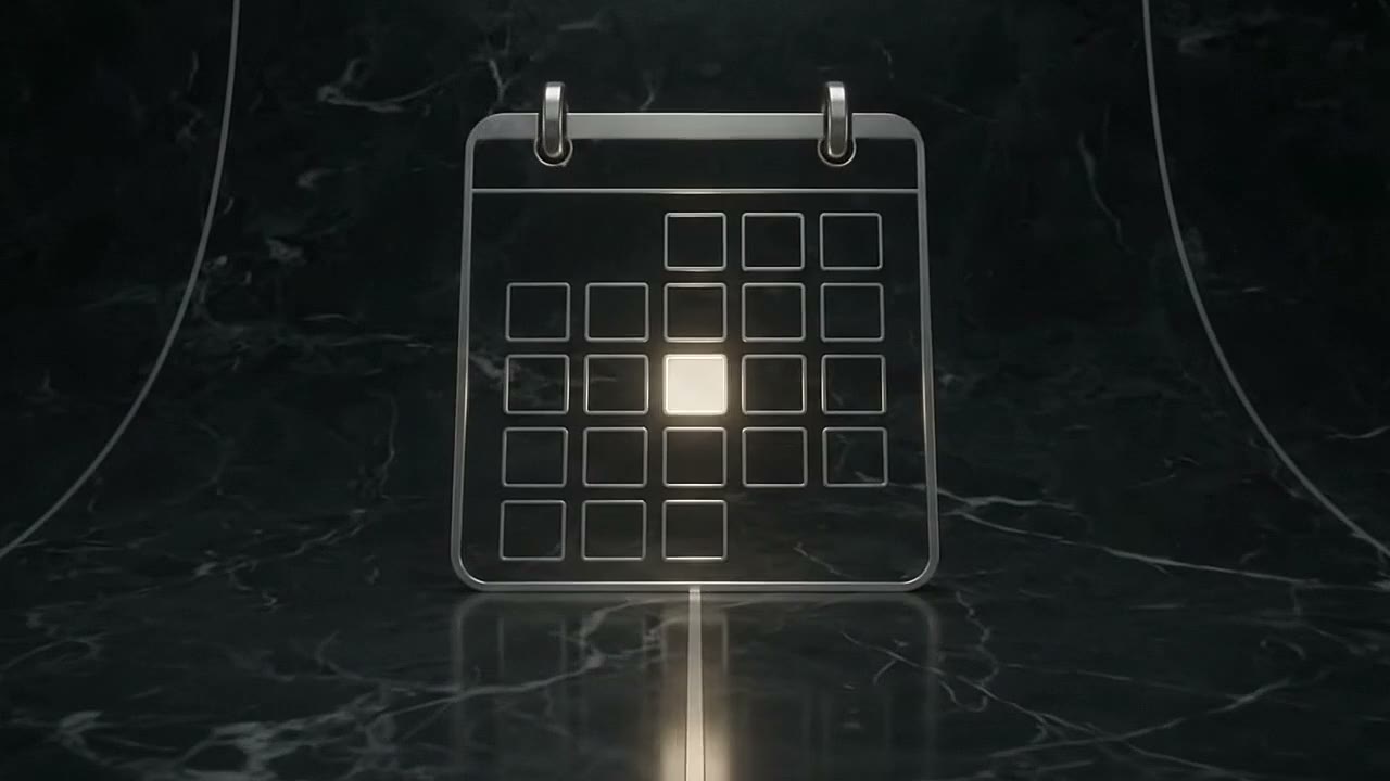 Booking calendar with one date lit up, representing a ready customer becoming a call or booking