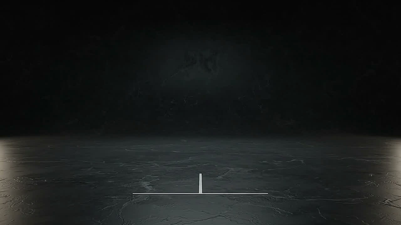Opening frame of the Boost Business local customer journey: a single light on a dark marble floor